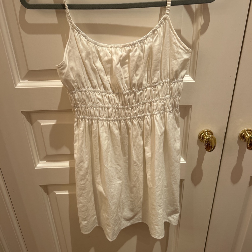 Reformation white dress size s ! Cotton
